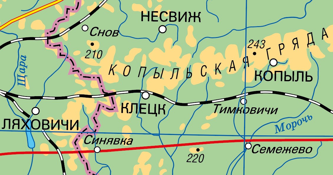 Настенная карта Белкартография Республика Беларусь. Полит.-администр. 131x93см