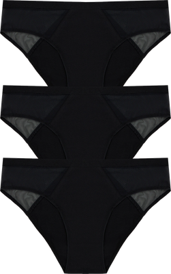 Комплект женских трусов Mark Formelle 412474-3 (р.90, черный) - 