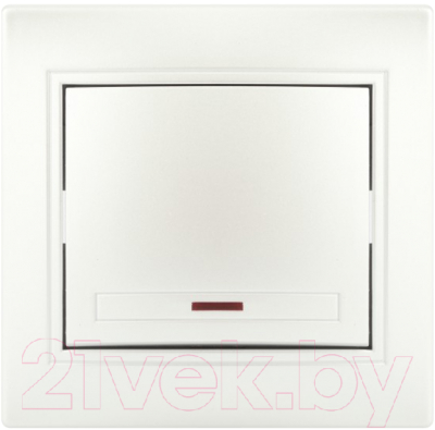 Изображение товара Выключатель INTRO Plano 1-102-06 / Б0053736 (перламутр)