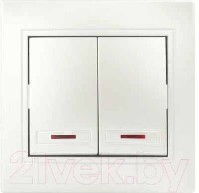 Изображение товара Выключатель INTRO Plano 1-105-06 / Б0053782 (перламутр)