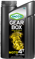 Трансмиссионное масло Yacco 75W90 Gearbox 4T/1 (1л) - 