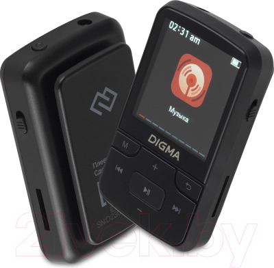 MP3-плеер Digma Z5 BT 16Gb / Z5B (черный)