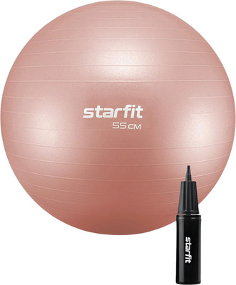 Фитбол гладкий Starfit GB-109 (персиковый, 55см) - 