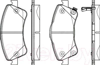 

Тормозные колодки Bosch, 0986495106