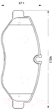 

Тормозные колодки Bosch, 0986494121