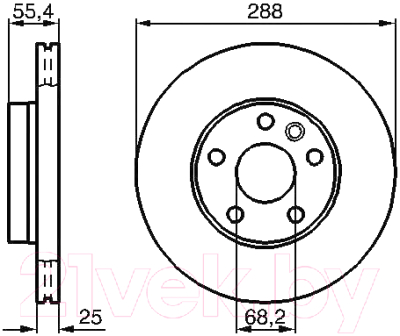 Тормозной диск Bosch 0986478893