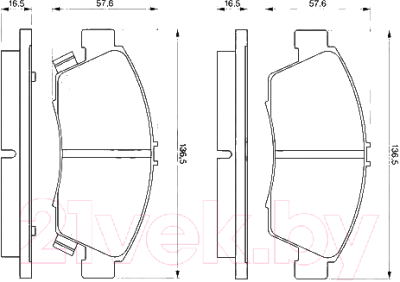 

Тормозные колодки Bosch, 0986461759