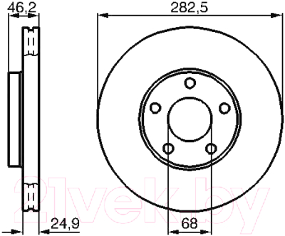 

Тормозной диск Bosch, 0986478872