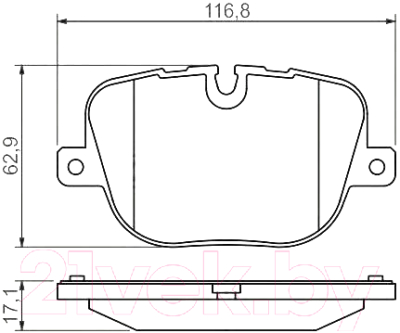 

Тормозные колодки Bosch, 0986494409