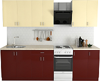 

Готовая кухня Хоум Лайн, Кристалл Лайт 2.1