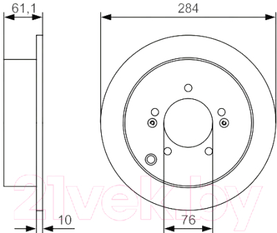 

Тормозной диск Bosch, 0986479U37