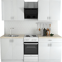 

Готовая кухня Хоум Лайн, Кристалл Лайт 1.6