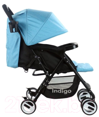 Детская прогулочная коляска INDIGO Bravo (хаки)
