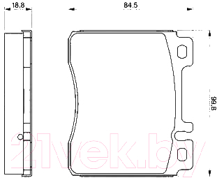 

Тормозные колодки Bosch, 0986460976