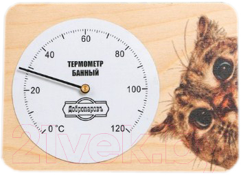 Термометр для бани Добропаровъ Котейка / 3821172