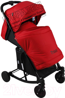Детская прогулочная коляска INDIGO Triniti (красный)