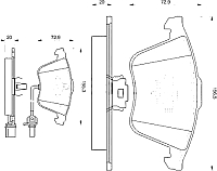 Тормозные колодки Bosch 0986494104 - 