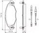 Тормозные колодки Bosch 0986424581 - 