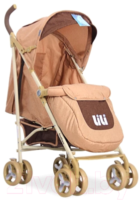 Детская прогулочная коляска INDIGO Lili (бежевый)