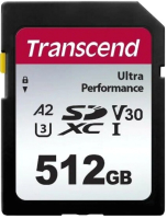 Карта памяти Transcend SDXC 340S 512GB UHS-I U3 (TS512GSDC340S) - 