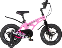 Детский велосипед Maxiscoo Cosmic Deluxe Plus 14 2024 / MSC-C1431D (розовый матовый) - 