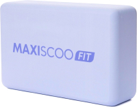 Блок для йоги Maxiscoo Fit MSF-XN-240723-PR (фиолетовый) - 