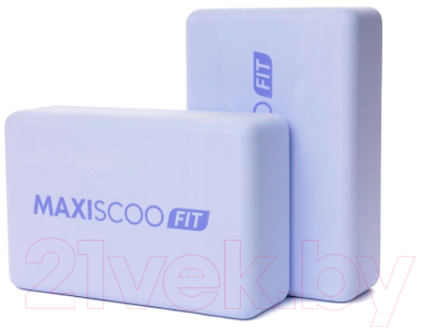 Блок для йоги Maxiscoo Fit MSF-XN-240723-PR (фиолетовый)
