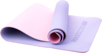 Коврик для йоги и фитнеса Maxiscoo Fit С ремешком / MSF-XN-170723-6-PR (фиолетовый) - 