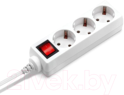 Удлинитель Buro BU-PS3.1/W (1.5м, 3 розетки, белый)