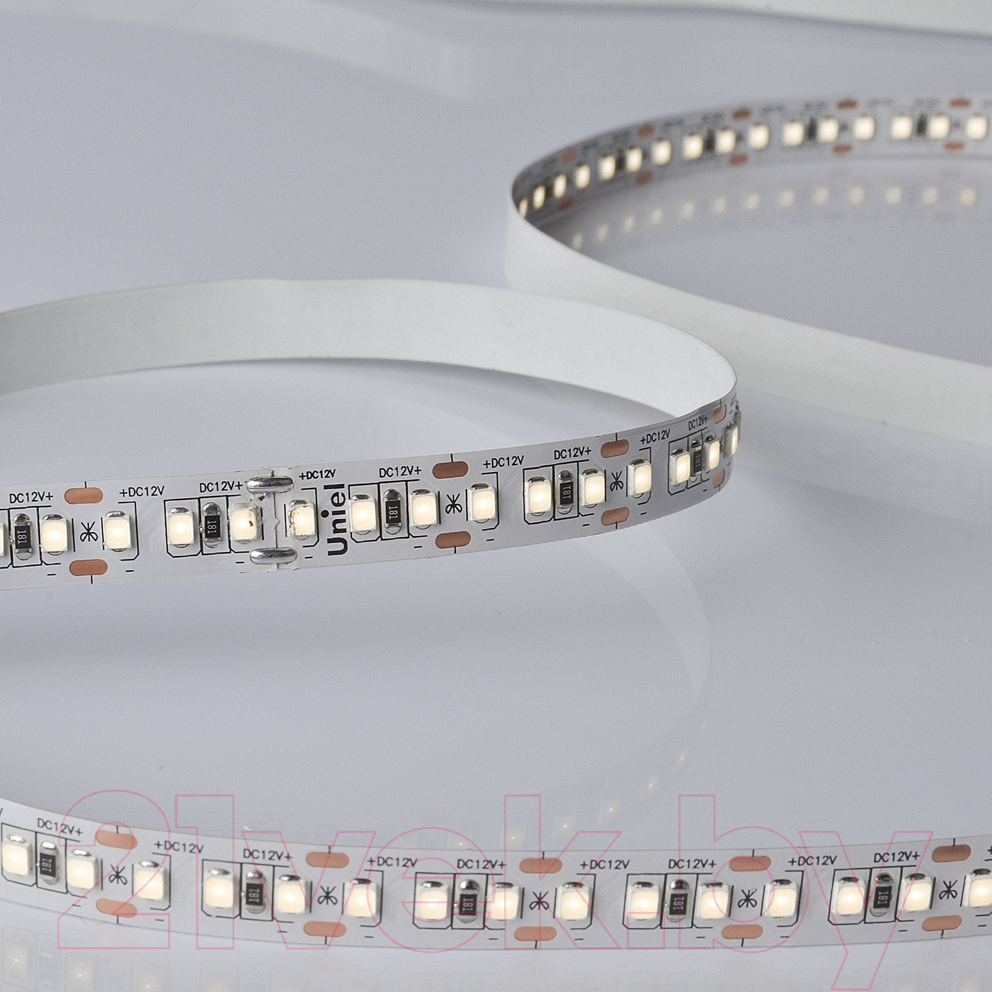 Светодиодная лента Uniel ULS-M14-2835-168LED/m-10mm-IP20-DC12V-14W/m-5M-4000K UL-00004366 — фото 2