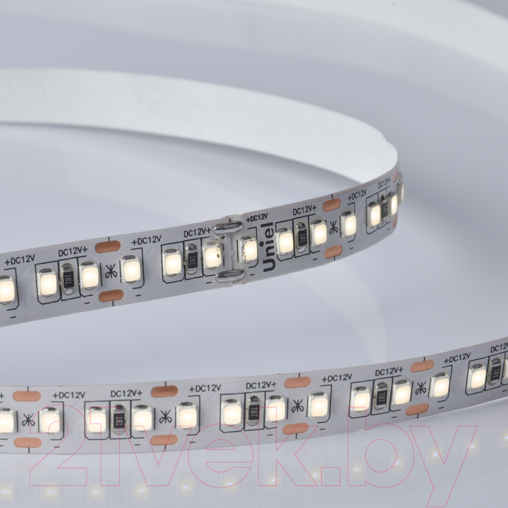 Светодиодная лента Uniel ULS-M14-2835-168LED/m-10mm-IP20-DC12V-14W/m-5M-4000K UL-00004366 — фото 3