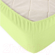 Миниатюра изображения товара Простыня Alleri Трикотажная на резинке 90x200x20см (трава)