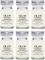 Ампулы для лица Olos Sensitive skin Успокаивающий восстанавливающий концентрат (6x5мл) - 