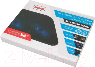 Изображение товара Подставка для ноутбука Buro BU-LCP140-B214H (черный)