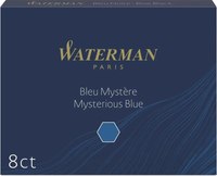 Чернила для перьевой ручки Waterman Standard Mysterious Blue / S0110910 (8шт) - 