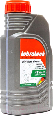 Моторное масло Lubratech Mototech Power 5W40 4T (1л)