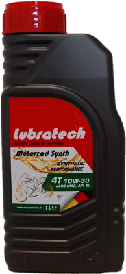 Моторное масло Lubratech Motorrad Synth 10W30 4T (1л)