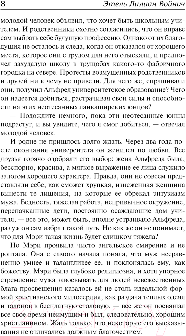 Художественная книга АСТ Оливия Лэтам. Джек Реймонд / 9785171632038 (Войнич Э.Л.) — фото 5