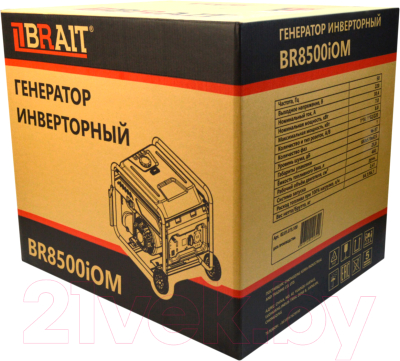 Инверторный генератор Brait BR8500iOM