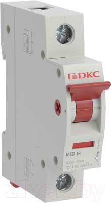 Выключатель нагрузки DKC Yon Max MSD 1P 63A 1М MSD-1P63