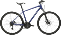Велосипед Kross Evado 3.0 M 28 / KREV3Z28X19M006710 (M, темно-синий/серебристый) - 