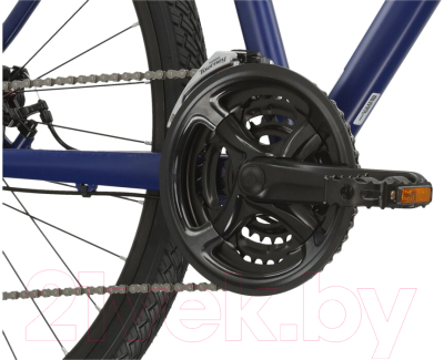 Велосипед Kross Evado 3.0 M 28 / KREV3Z28X19M006710 (M, темно-синий/серебристый)