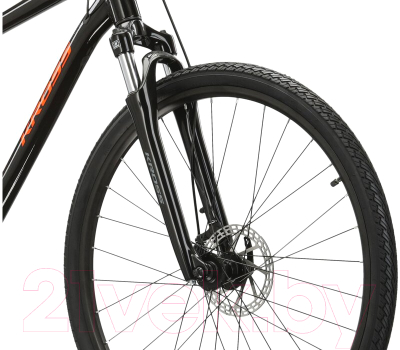 Велосипед Kross Evado 3.0 M 28 / KREV3Z28X23M006715 (XL, черный/оранжевый)