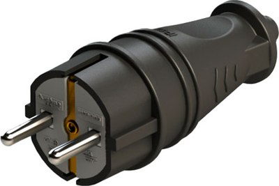 Вилка штепсельная Systeme (Schneider) Electric MultiSet MST4001BK - 