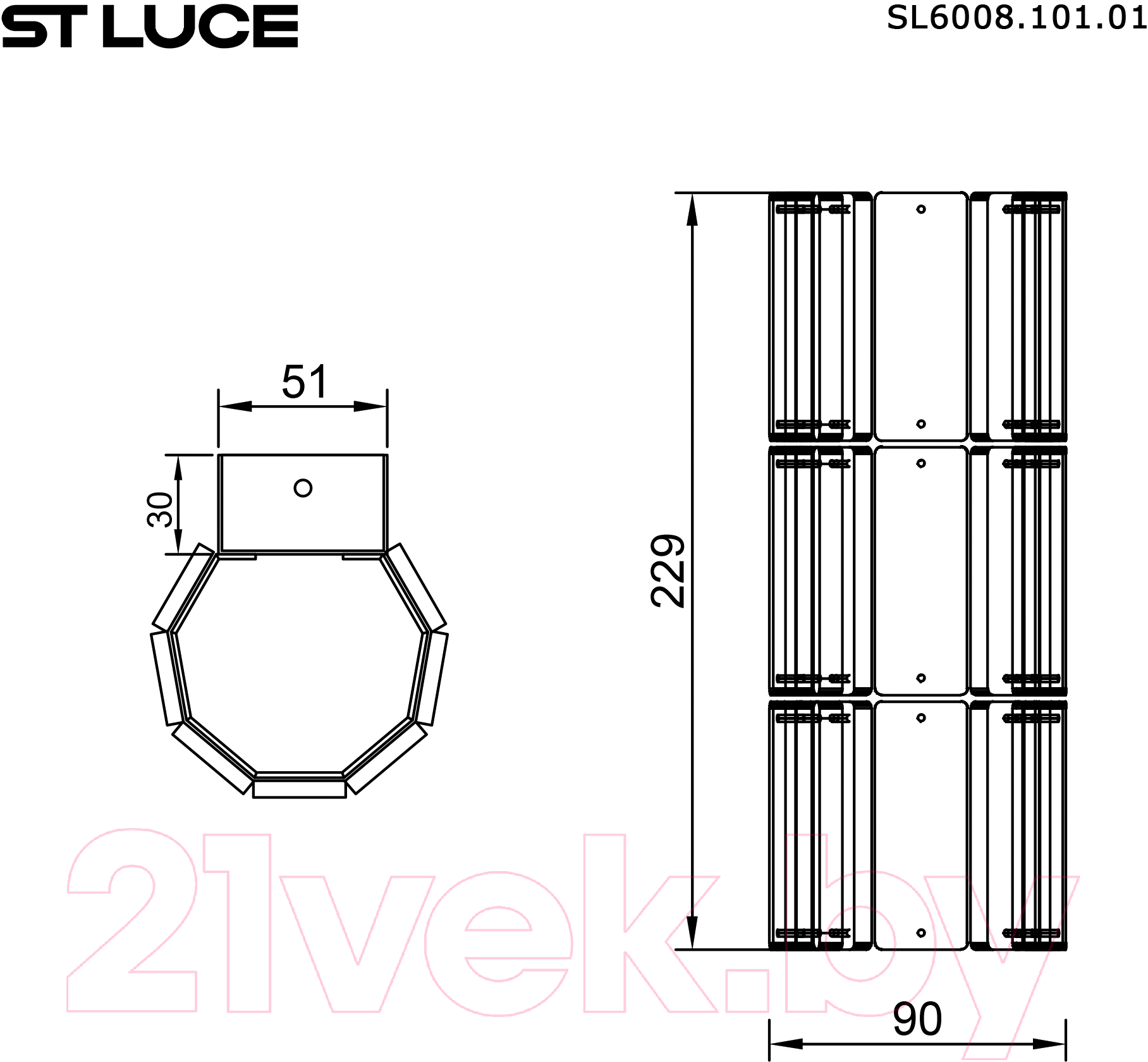 Бра ST Luce SL6008.101.01