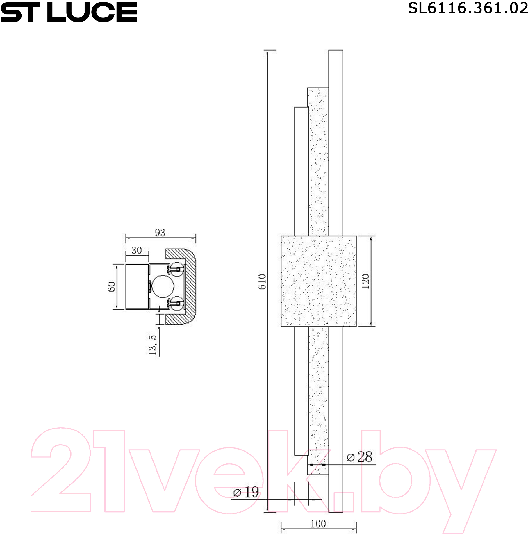 Бра ST Luce SL6116.361.02