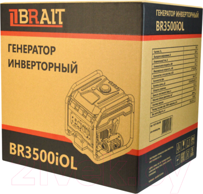 Инверторный генератор Brait BR3500iOL