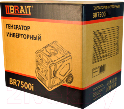 Инверторный генератор Brait BR7500i