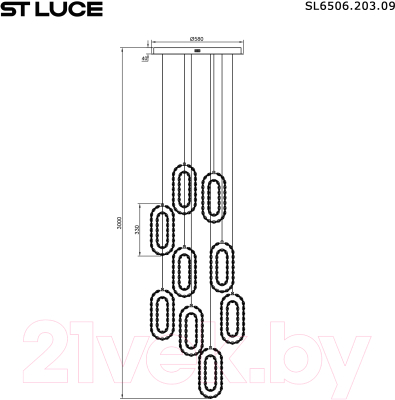 Люстра ST Luce SL6506.203.09 