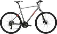 Велосипед Kross Evado 4.0 M 28 / KREV4Z28X23M006724 (XL, графит/красный) - 